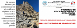 Corso di Escursionismo Avanzato E2 - Dal 12/03/2026 al 12/07/2026